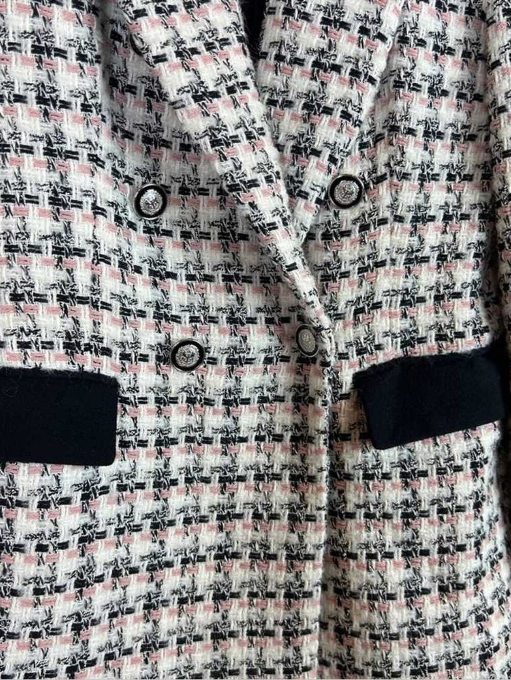 ZARA | $119 Tweed Houndstooth Blazer - Picture 6 of 8